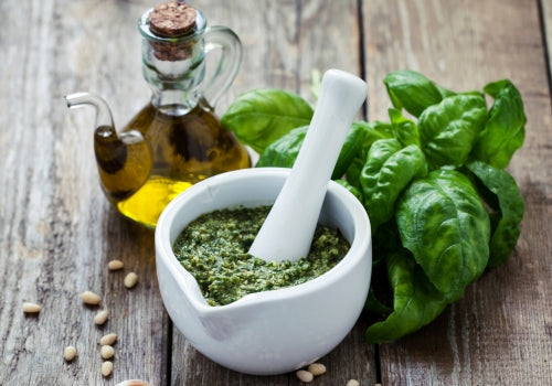 Pesto de manjericão ao azeite Casa Mourad